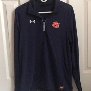 auburn under armour quarter zip pullover